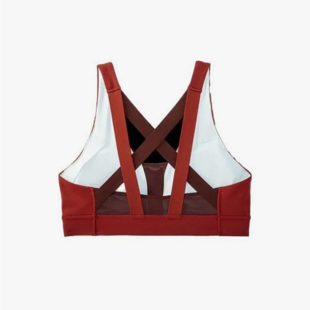 Brooks Red Sports Bra - Picture 4 of 8